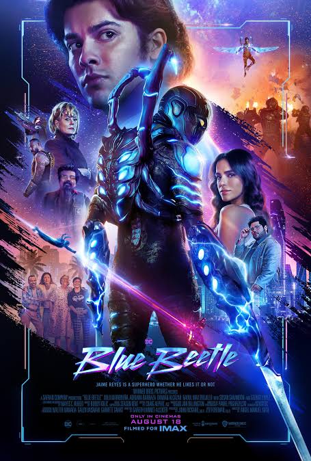 “Blue Beetle” una explosión de color, humor y mucho corazón latino.